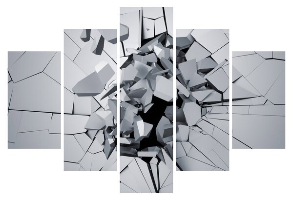 3D apstraktna slika (150x105 cm)