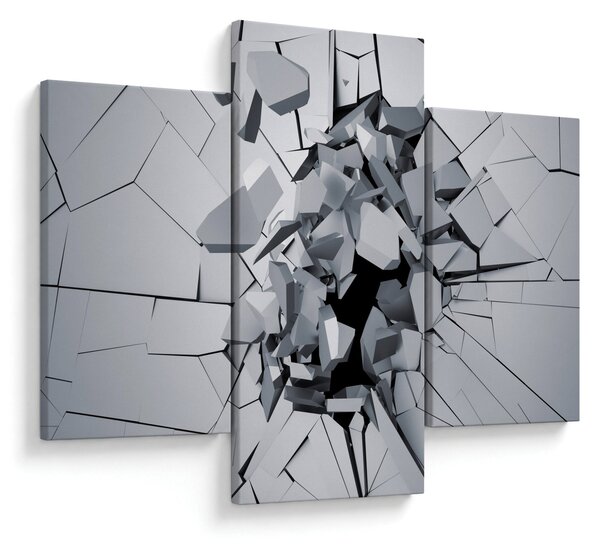 3D apstraktna slika (90x60 cm)