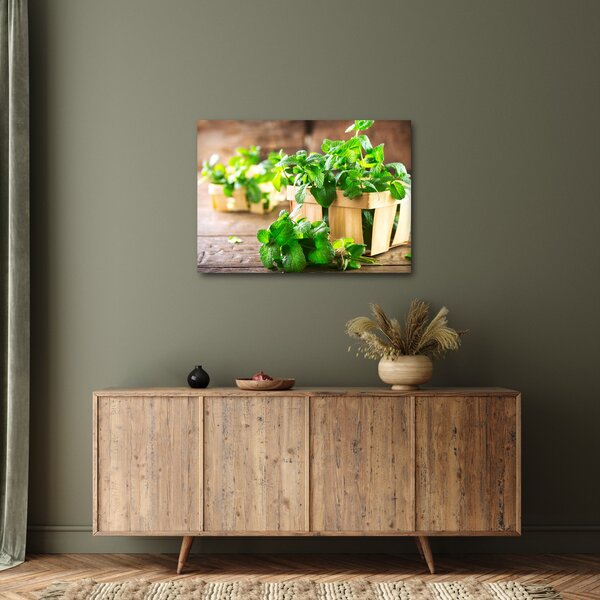 Slika svježe metvice (70x50 cm)