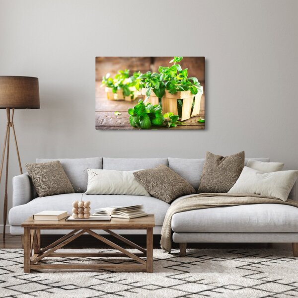 Slika svježe metvice (90x60 cm)