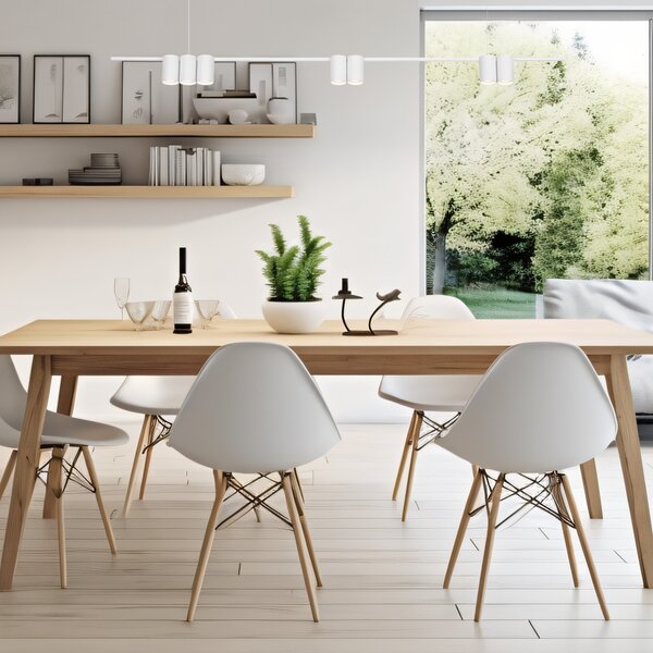 Viseća lampa (letvica) GENESIS WHITE 7xGU10