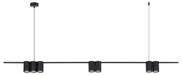 Viseća lampa (letvica) GENESIS BLACK 7xGU10