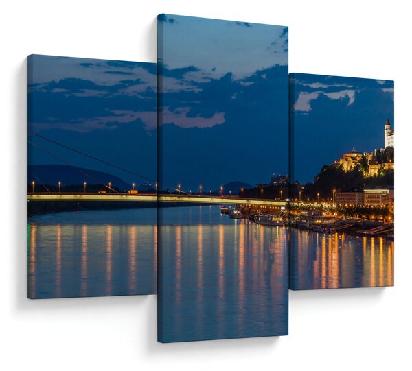 Slika Bratislave s dvorcem (90x60 cm)