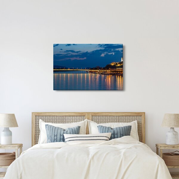 Slika Bratislave s dvorcem (90x60 cm)