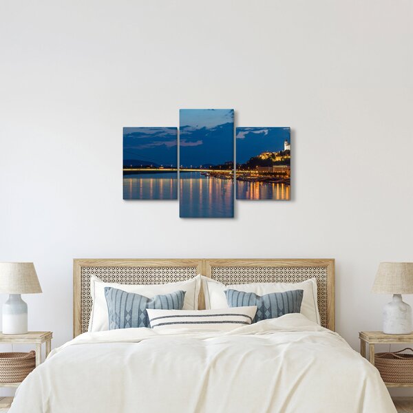 Slika Bratislave s dvorcem (90x60 cm)