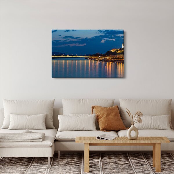 Slika Bratislave s dvorcem (90x60 cm)