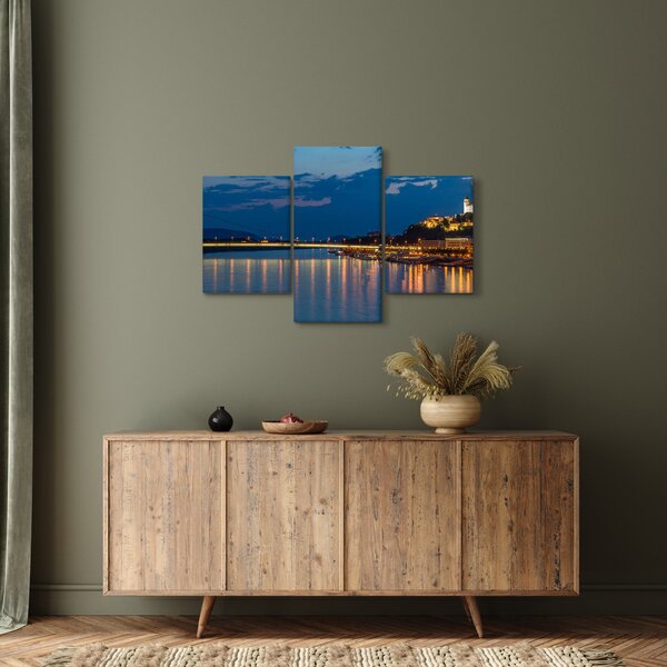 Slika Bratislave s dvorcem (90x60 cm)