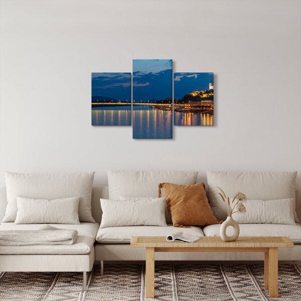 Slika Bratislave s dvorcem (90x60 cm)