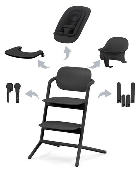 CYBEX hranilica Lemo 4 v 1 Lemo 4 u1 set stunning black