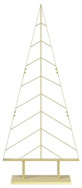 Metalno božićno drvce sa stalkom KUOPIO 150 cm Čelik Zlatno - Zlatno 150 cm