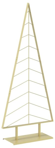 Metalno božićno drvce sa stalkom KUOPIO 210 cm Čelik Zlatno - Zlatno 210 cm