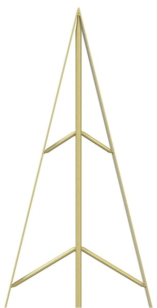 Metalno božićno drvce sa stalkom KUOPIO 180 cm Čelik Zlatno - Zlatno 180 cm