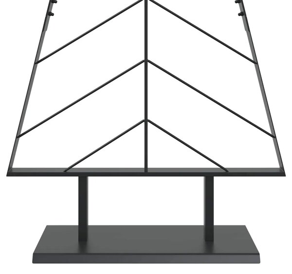 Metalno božićno drvce sa stalkom KUOPIO 150 cm Čelik Crna - Crna 150 cm