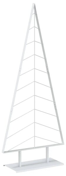Metalno božićno drvce sa stalkom KUOPIO 210 cm Čelik Bijela - Bijela 210 cm