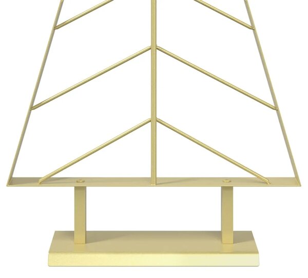 Metalno božićno drvce sa stalkom KUOPIO 90 cm Čelik Zlatno - Zlatno 90 cm