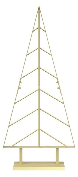 Metalno božićno drvce sa stalkom KUOPIO 90 cm Čelik Zlatno - Zlatno 90 cm