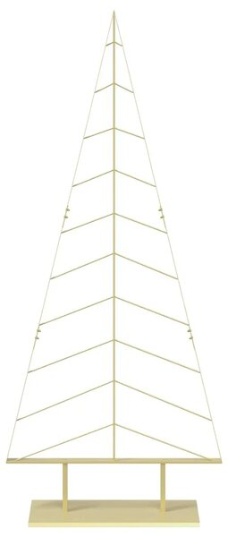 Metalno božićno drvce sa stalkom KUOPIO 210 cm Čelik Zlatno - Zlatno 210 cm