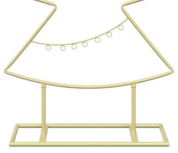Metalno božićno drvce sa stalkom KUOPIO 125 cm Čelik Zlatno - 125 cm Zlatno
