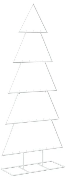 Metalno božićno drvce sa stalkom KUOPIO 150 cm Čelik Bijela - 150 cm Bijela bez LED svjetala