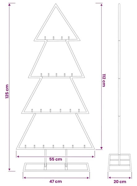 Metalno božićno drvce sa stalkom KUOPIO 125 cm Čelik Zlatno - 125 cm Zlatno bez LED svjetala