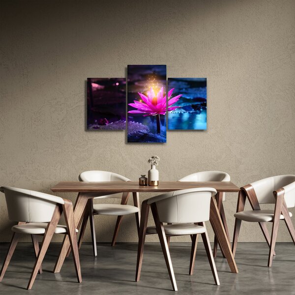 Slika lopoča na vodi (90x60 cm)