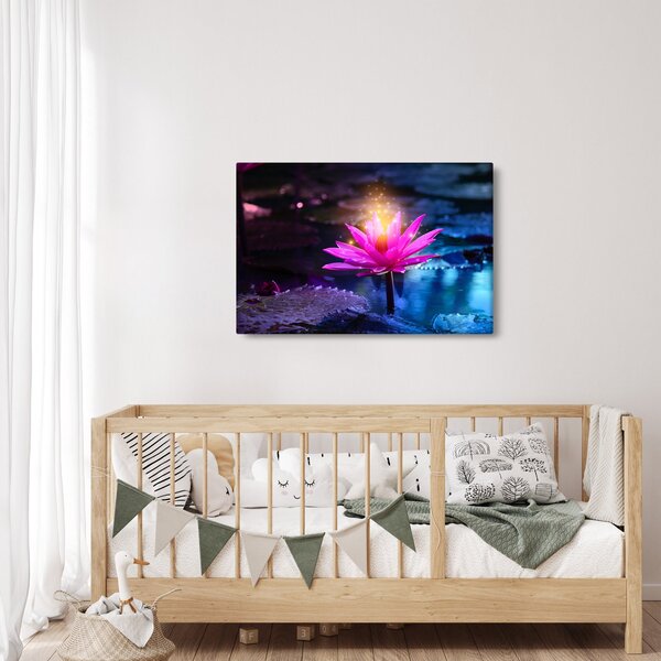 Slika lopoča na vodi (90x60 cm)