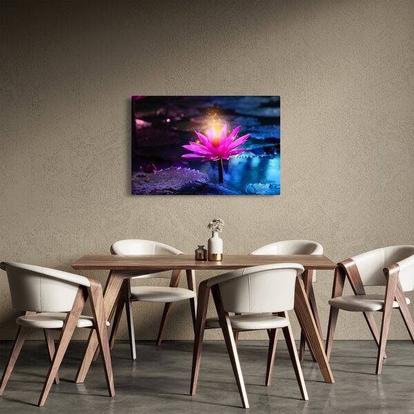 Slika lopoča na vodi (90x60 cm)