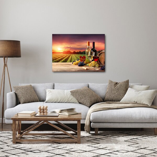 Slika vinograda s vinom (70x50 cm)