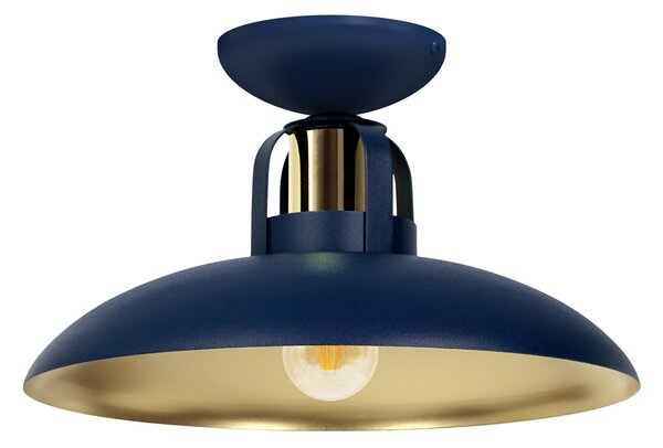 Stropna svjetiljka FELIX NAVY BLUE/GOLD 1xE27