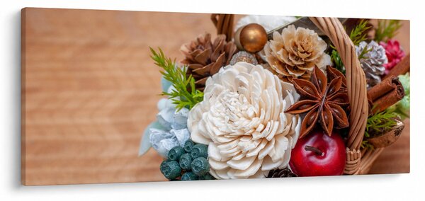 Slika pletene košare (120x50 cm)