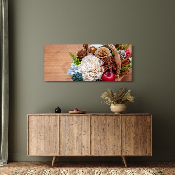 Slika pletene košare (120x50 cm)