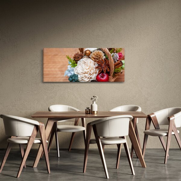 Slika pletene košare (120x50 cm)
