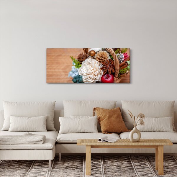 Slika pletene košare (120x50 cm)