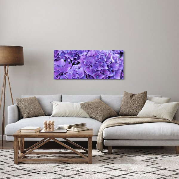 Slika ljubičastog cvijeća (120x50 cm)