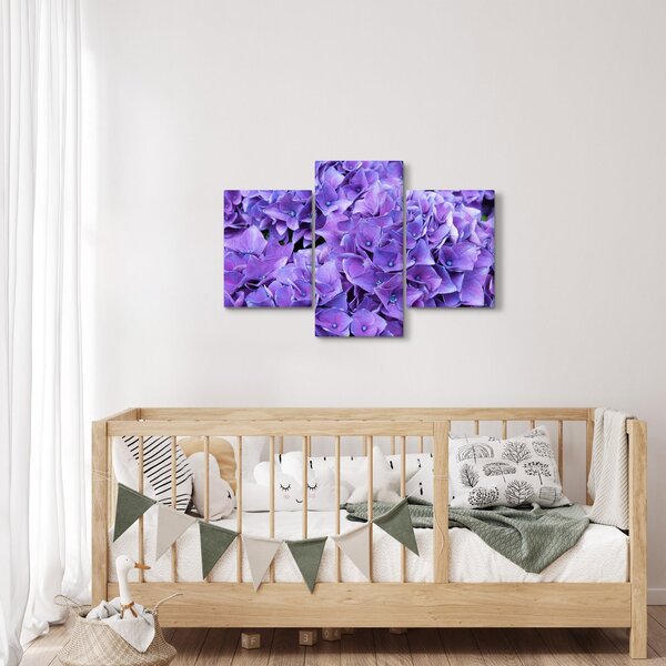 Slika ljubičastog cvijeća (90x60 cm)