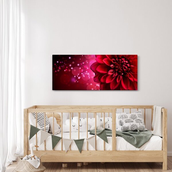 Slika crvenog cvijeta (120x50 cm)