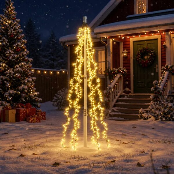Svjetla za božićno drvce sa 6 LED dioda 540 LED lampica - 180 cm