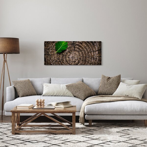 Slika lista na deblu drveta (120x50 cm)