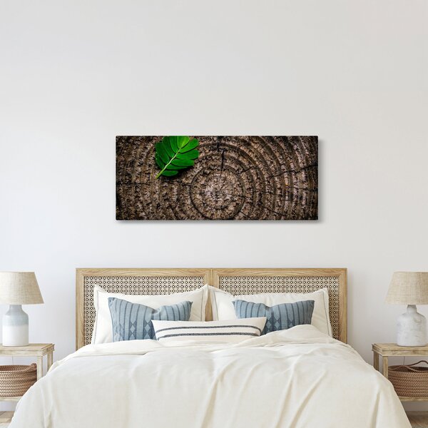 Slika lista na deblu drveta (120x50 cm)