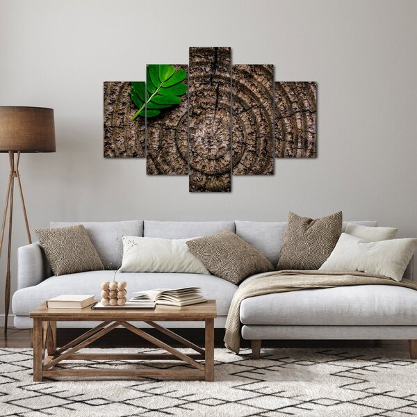 Slika lista na deblu drveta (150x105 cm)
