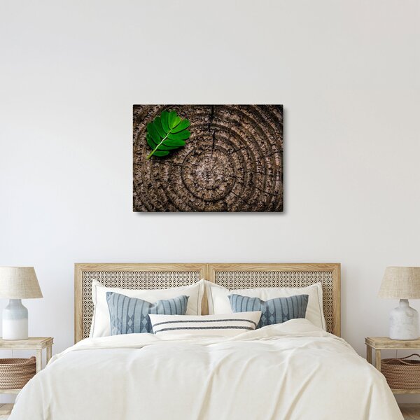 Slika lista na deblu drveta (70x50 cm)