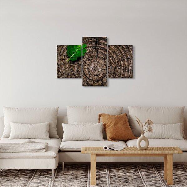 Slika lista na deblu drveta (90x60 cm)