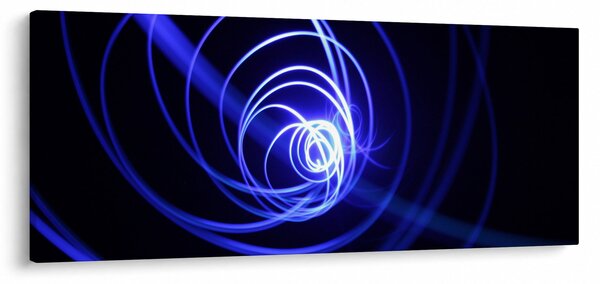 Slika plavih spirala (120x50 cm)