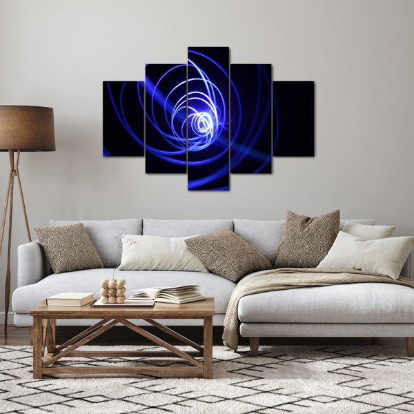 Slika plavih spirala (150x105 cm)