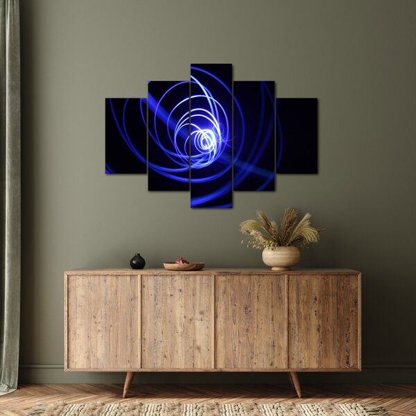 Slika plavih spirala (150x105 cm)