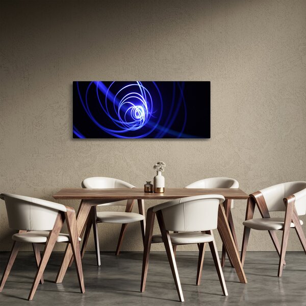 Slika plavih spirala (120x50 cm)