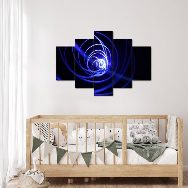 Slika plavih spirala (150x105 cm)