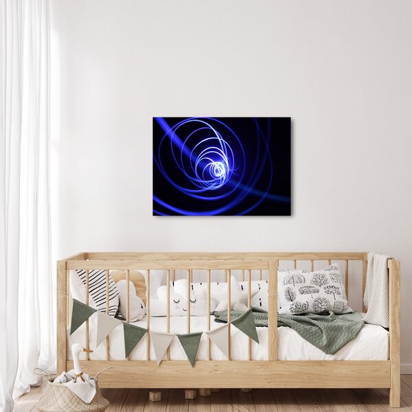 Slika plavih spirala (70x50 cm)