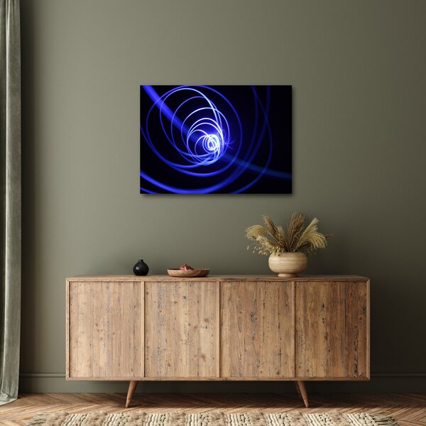 Slika plavih spirala (70x50 cm)