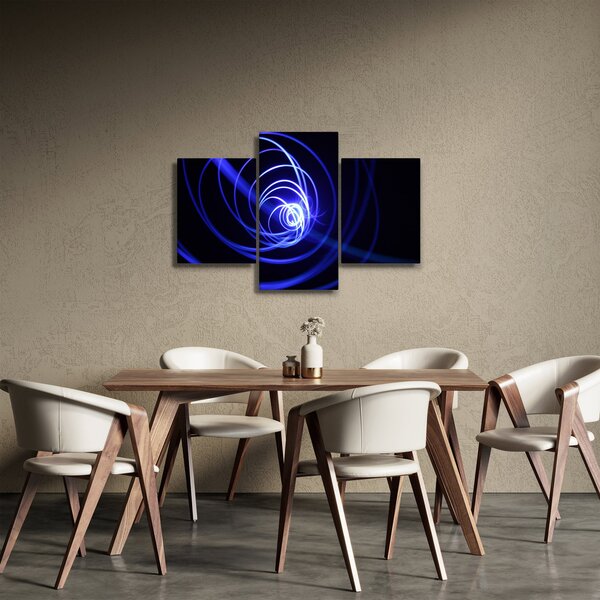Slika plavih spirala (90x60 cm)